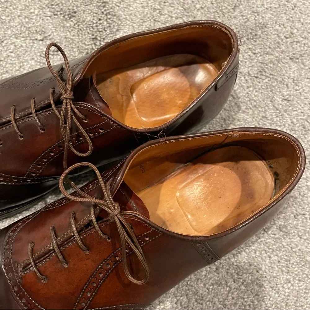 ALDEN 994 traditional saddle Oxford shell cordovan - Picture 3 of 11